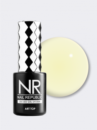 NAIL REPUBLIC   Топ цветной без л/с   10мл   Top   ART PROVENCE   #25   Нежное солнце