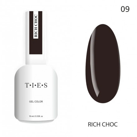 TIES   Гель-лак  10мл  RICH CHOC   #009