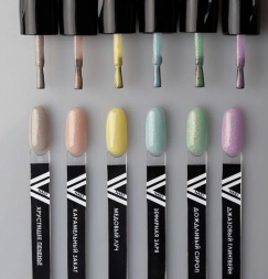 VOGUE NAILS   Гель-лак полупрозрачный с блестками  10мл  ДОЖДЛИВЫЙ СИРОП