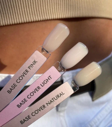ONE NAIL   База камуфлирующая эластичная  (легкие в снятии)  Base   COVER   PINK  (шайба)   30мл