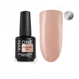 ONE NAIL   Гель для укрепления с шиммером   Fluid gel   #17   15мл