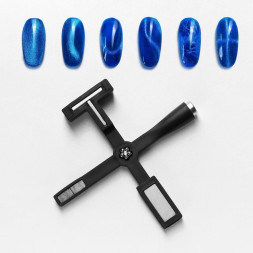 NAIL REPUBLIC   Магнит прямоугольный для гель-лака кошачий глаз   5в1
