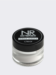 NAIL REPUBLIC   Пудра акриловая acrylic powder clear   15г