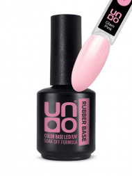 UNO   База камуфлирующая   12г   Rubber Color Base Gel   GLAM PINK