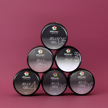 BLOOM   Gel JELLY CLEAR   15мл   Гель-желе для моделирования прозрачный