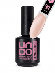 UNO   База камуфлирующая с шиммером   12г   Rubber Color Base Gel   POWDER