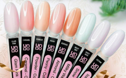 UNO   База камуфлирующая с шиммером   12г   Rubber Color Base Gel   POWDER