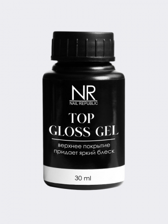 NAIL REPUBLIC   Топ с л/с   Top   GLOSS GEL   30мл   (бутылка)