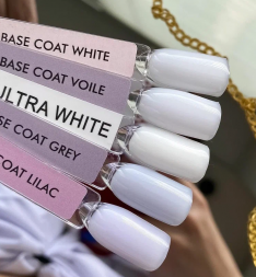 ONE NAIL   База камуфлирующая жесткая  Base  VOILE  (шайба)   30мл